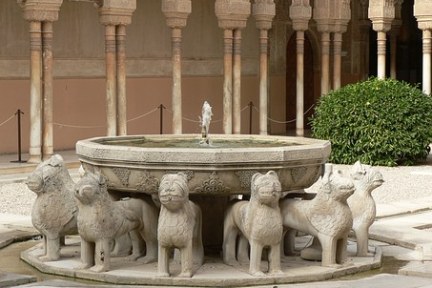 fountain at alhambra