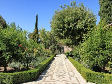 a garden in Spain
